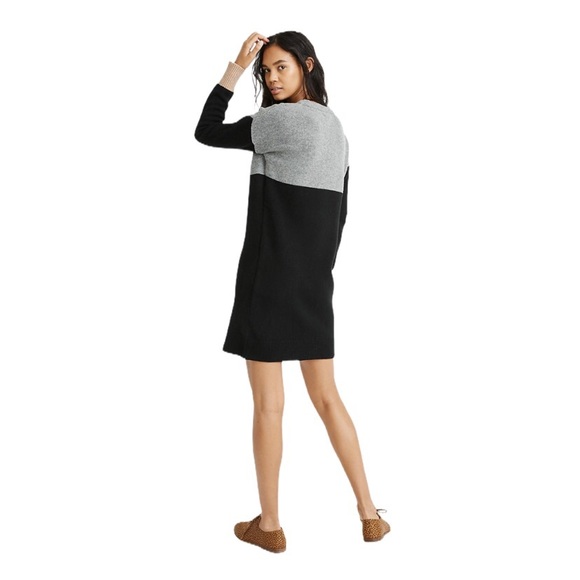 Madewell Colour-block Sweater Dress - Picture 3 of 4